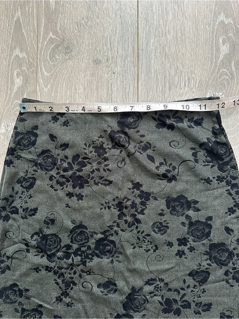 Vintage Y2K Co-Ord 579 Two Piece Matching Set Tank Top Skirt Floral Grunge Sz XS